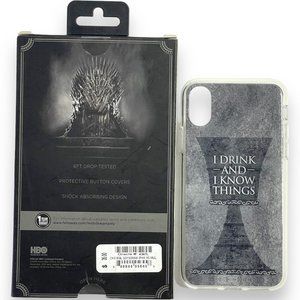Game of Thrones GOT Case‎ for iPhone X/XS I Drink and Know Things-HBO